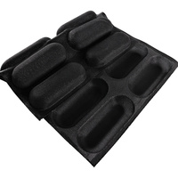 Moule à hot-dogs en fibre de verre et silicone personnalisé 600x400x38mm 14 cavités