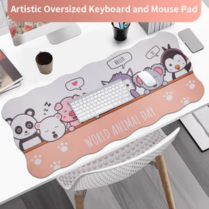 Alfombrilla de Ratón de Goma Personalizada Resistente al Agua y a los Arañazos con Reposamuñecas, Diseño de Juego, Logotipo Personalizado, Postimpressionista de Van Gogh - Product Image 2