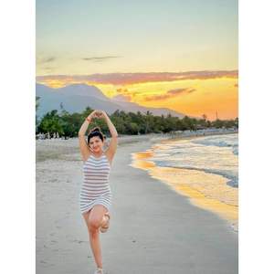 2025 Women's 2024 Summer Sexy Hollow Crochet <b>Club</b> <b>Dresses</b> Casual Striped Crewneck <b>Mini</b> Sundress Sleeveless Bodycon <b>Dress</b> - Product Image 1