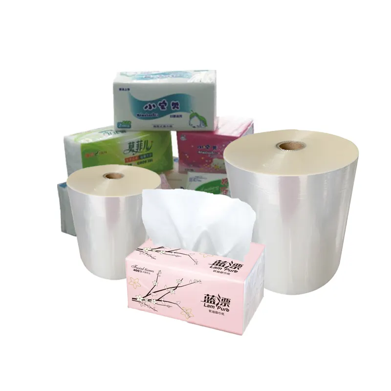 Sacchetto d'imballaggio del tessuto della carta igienica del Film di stampa del rotolo di CPP del Film laminato ecologico di vendita caldo Bopp
