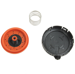 Piezas automotrices de Color naranja y negro, tapa de válvula de escape de coche, tapa de filtro de aceite de Válvula de ventilación de cárter 11127547058 para <span class=keywords><strong>BMW</strong></span> E60 E61 N62 - Product Image 3