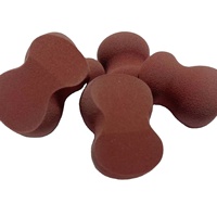 Éponge de maquillage douce en forme de demi-calebasse, personnalisable, à prix abordable, très vendue, par le fabricant BB