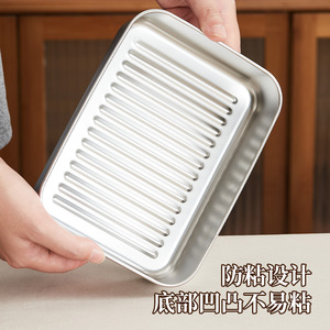 Stainless Steel Food <b>Storage</b> <b>Container</b> Rectangle Clip On Lid Multi Size Refrigerator Safe Travel Use - Product Image 3