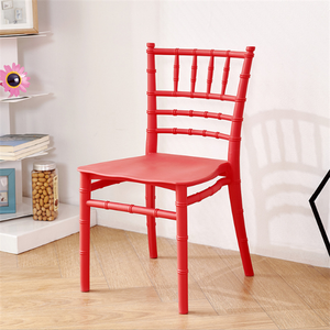 Fábrica apilable Durable resina transparente niños Chiavari Tiffany Silla de fiesta acrílico niños silla para la venta - Product Image 5