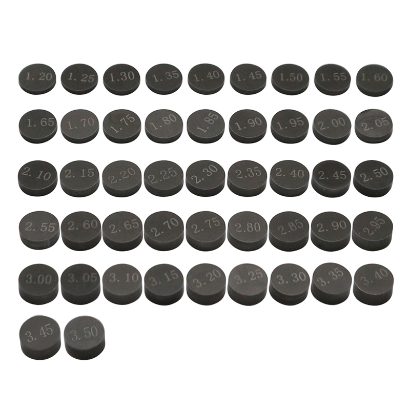 47pcs Motorcycle Adjustable 7.48mm Valve Shims Kit for Kawasaki