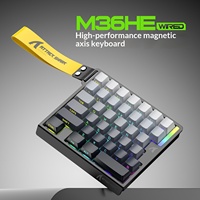 ATTACK SHARK M36HE Single Hand Hall Effect Magnetic Keyboard 0.01mm RT 8000Hz 0.08ms for PC FPS electronic sports