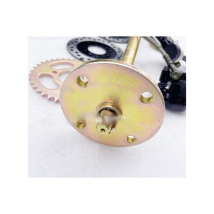 Kit de eje trasero de freno de disco doble Go-<span class=keywords><strong>Kart</strong></span> de cuatro <span class=keywords><strong>ruedas</strong></span> <span class=keywords><strong>casero</strong></span> DIY montaje soporte de montaje de aluminio HANBON - Product Image 2