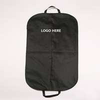 Couverture de costume de voyage en tissu non tissé personnalisé avec pli à gousset Couverture de pardessus non tissé pour sacs à vêtements
