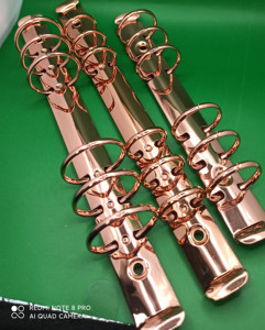 A6 6-ring kim loại chất kết dính phụ kiện rời lá tập tin <span class=keywords><strong>Fastener</strong></span> cho kế hoạch Tạp Chí máy tính xách tay Tạp Chí máy tính xách tay - Product Image 3