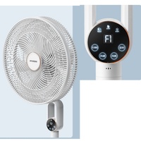 Ventilateur électrique sur pied 16 pouces avec télécommande, ventilateur oscillant électrique sur pied