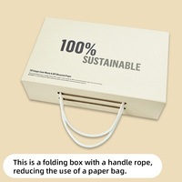 Boîtes d'emballage cadeau en papier rigide de haute qualité, personnalisées en gros, écologiques, en matériaux recyclés, avec laminage mat et fermeture magnétique
