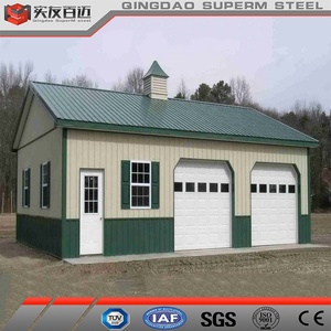 Nhà tiền chế bánh sandwich Panel tường kết cấu thép <span class=keywords><strong>x</strong></span>ây dựng nhà để xe Kim Loại Nhà kho Bộ dụng cụ với thiết kế - Product Image 6