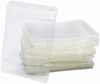 Sacs de rangement en plastique PVC pour bijoux, réutilisables, petits sacs d'emballage auto-scellables pour bijoux, petits, bagues, collier, boucles d'oreilles, 50 pièces