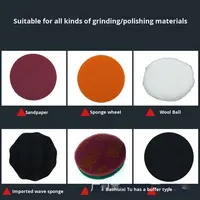 Meuleuse murale électrique Juxin personnalisable OEM de 6 pouces, disque abrasif, machine à poncer, peinture automobile, mastic, meulage à sec HX-153, 1 an