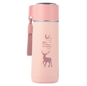 450ml Cartoon deer Glass Bottle for water