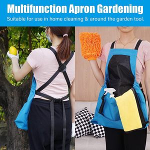 Delantal de jardinería para cosecha, tela Oxford impermeable, gran capacidad con liberación rápida para recolección de flores y vegetales del jardín - Product Image 2