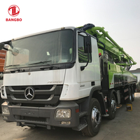 Changsha Maschinen verwendet Mercedes Truck 52M Boom Zoomlion Beton pumpe Auto