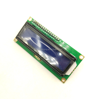 IIC/I2C LCD1602 1602 16x2 Pantalla LCD 2,5 V-6V Módulo azul 1602A Pantalla azul 1602 Módulo LCD con I2C