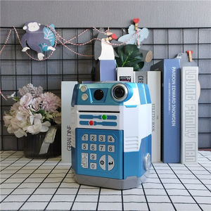 Caja <span class=keywords><strong>de</strong></span> dinero con reconocimiento facial ATM <span class=keywords><strong>de</strong></span> volumen ajustable, contraseña, seguro <span class=keywords><strong>de</strong></span> dinero rodante automático, Banco <span class=keywords><strong>de</strong></span> ahorros, juguete para niños - Product Image 3