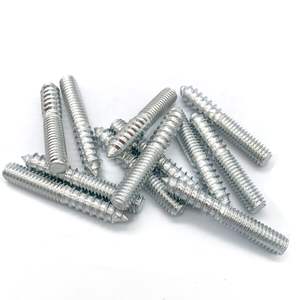 Boulon de suspension M6 M8 chevilles bois à métal vis autotaraudeuses à double extrémité pour fixation de meubles goujon à filetage en bois - Product Image 3