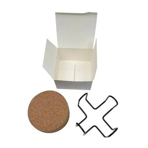 Posavasos redondos de corcho de sublimación LEECORK, posavasos de corcho Natural de 5mm de espesor, posavasos de corcho al por mayor - Product Image 5