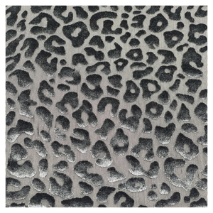 卸売 ストレッチ シルク ベルベット 生地 バーンアウト 花柄 ベルベット 生地 衣料品用 - Product Image 5