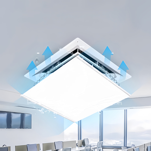 Deflector DE AIRE ACONDICIONADO CENTRAL cuadrado, Unidad de conducto de aire de soplado antidirecto para oficina, salida de aire, escudo contra el viento, deflector Universal, guía de aire - Product Image 4