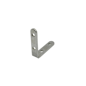 Support d'angle en forme de L en acier inoxydable, 34.5x7mm, pour renforcement du cadre de porte et de fenêtre, accessoire de quincaillerie - Product Image 4