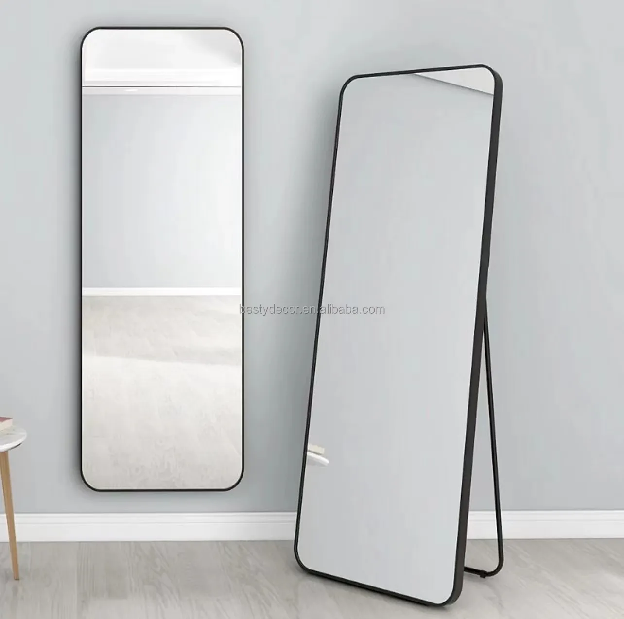 Full Length Standing Floor Anthropologie New cheap Wall Mirror Beauty Home Decorative Dressing Mirrors with Aluminum Frame