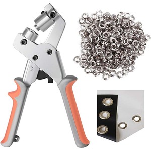 Pince à œillets professionnelle, perforateur manuel pour la maroquinerie, les ceintures, les chaussures, les projets de bricolage, en acier inoxydable - Product Image 1