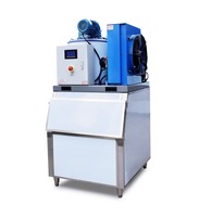 FeiPuLi 380V 50Hz Machine à glace en paillettes pour eau salée, système de production de glace en paillettes 1 tonne, commerciale et automatique