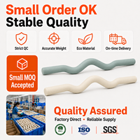 Prix d'usine OEM ODM Barre de musculation incurvée en silicone ondulée 15/25 lb pour l'entraînement de force en salle de sport
