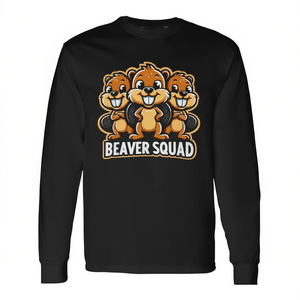 Camiseta de manga larga Beaver Squad Three Beaver Friends Teammates - Product Image 2
