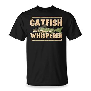 T-shirt Catfish Whisperer pour les amateurs de pêche, hommes, femmes, enfants - Product Image 2