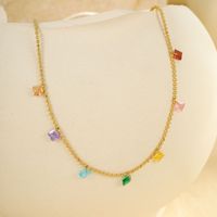 BOHEMIA Soldes d'été : Bracelet de cheville en acier inoxydable avec zircon coloré et coquillage, bijou de mode pour femme, idéal pour la plage