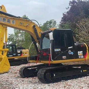 Excavatrice sur chenilles Caterpillar CAT313d2l 313d 313dl d'occasion, 13 tonnes, haute efficacité, pour la construction, en stock, très demandée mondialement - Product Image 2
