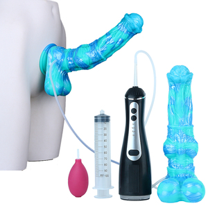 Dildo de Silicona Suave con Simulación Realista de Clímax, Juguete Erótico para Adultos con Diseño de Caballo Musculoso y Eyaculación - Product Image 1