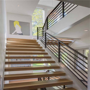 <span class=keywords><strong>Scala</strong></span> in Legno Massello di Rovere Rosso CBMmart, <span class=keywords><strong>Scala</strong></span> Moderna per Interni, <span class=keywords><strong>Scala</strong></span> <span class=keywords><strong>Lunga</strong></span> per Casa Duplex, <span class=keywords><strong>Scala</strong></span> in Acciaio - Product Image 6