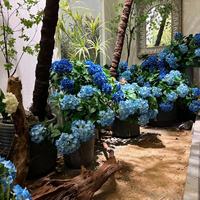 Bunga Buatan, Hydrangea untuk Dekorasi Tempat, Lanskap Taman Pernikahan Hotel, Perlengkapan Fotografi, Rangkaian Bunga Rumah