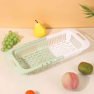 Panier égouttoir rétractable en plastique pour évier de cuisine, idéal pour laver les fruits et légumes - Vente en gros personnalisée - Product Image 6