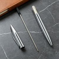 Stylos gel minces torsadés en métal personnalisés promotionnels avec pince en métal en or rose avec stylo à bille d'écriture avec logo imprimé gravé