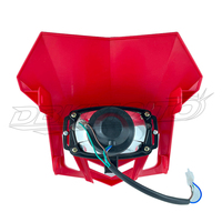 Pièces de moto pour KLX XR CRF DRZ RMZ 125 150, phare, lampe de capot, lampe halogène