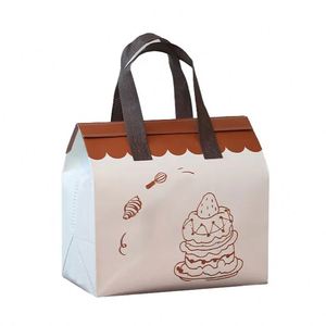 Eco-Friendly Durable Aluminum Foil Insulated Waterproof Food Delivery <b>Cooling</b> <b>Bag</b> with Reinforced Handle - Product Image 1
