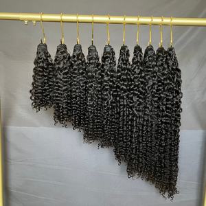 ผมแท้จากอินเดียแบบเรมี่ ความหนาแน่น 180% แบบลอนตรง  พร้อมเชือกผูกแบบใส  ไม่หลุดร่วงและไม่พันกัน - Product Image 3