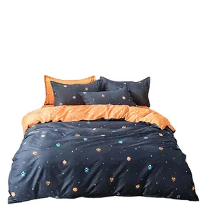 Simple Style Fancy Galaxy Printing Comforter Set Bedding 3PCS Children Bedding Set