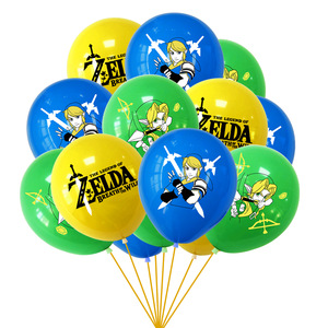 Artículos para Fiestas de Cumpleaños Infantiles con Temática de <span class=keywords><strong>ZELDA</strong></span>, Decoración de Pasteles Desechable con Temática de <span class=keywords><strong>ZELDA</strong></span>, Decoración de Fondo para Fiestas DIY, Artículos para Baño de Bebés - Product Image 6