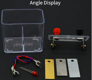 Lise Fizik ve Kimya Öğrencileri için Elektrokimyasal Deney Gösteri Modeli Galvanik Hücre Elektrolizi - Product Image 3