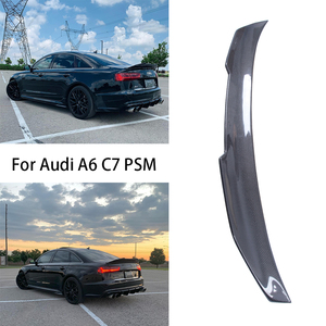 For A6 C7 Sedan PSM Style Carbon Fiber Rear Spoiler Trunk Wing 2012-2015 - Product Image 2