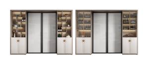 Aparador de Madera Maciza de Lujo para Sala de Estar y Mueble Buffet para Restaurante, Tamaños Personalizables - Product Image 5