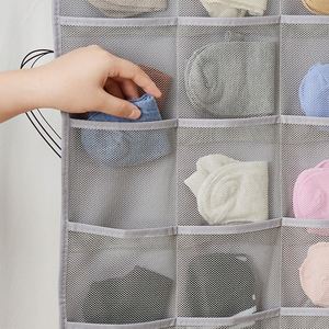En Oferta: Bolsas de Almacenamiento de Doble Cara para Armario, Bolsa Colgante para Ropa Interior, Bolsa Organizadora de Calcetines para Dormitorio, Bolsa de Pared para Ropa - Product Image 5